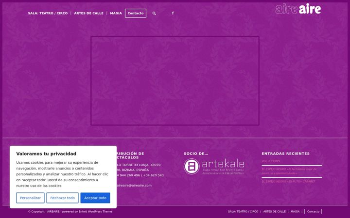 Screenshot of aireaire.com
