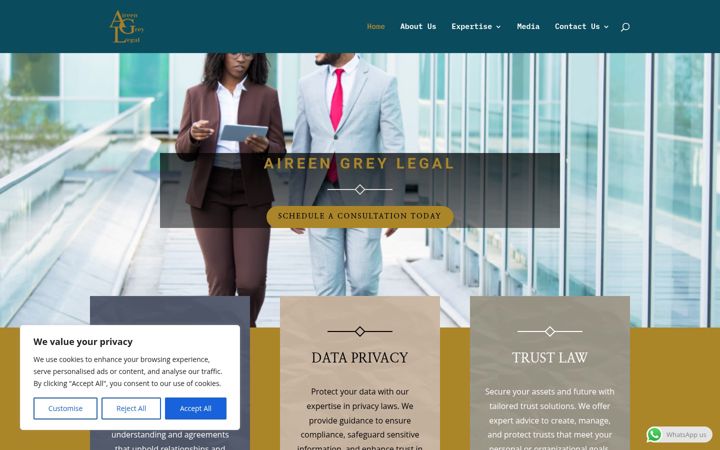 Zrzut ekranu aireengreylegal.com