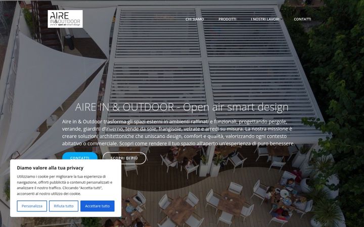 Screenshot of aireinoutdoor.it