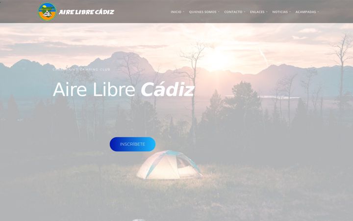Screenshot of airelibrecadiz.es