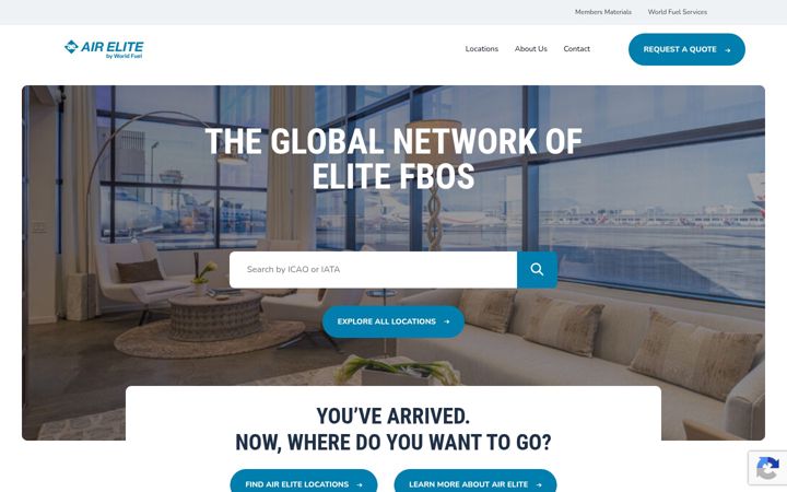Zrzut ekranu airelitenetwork.com