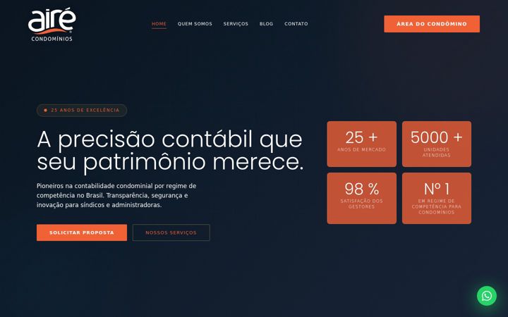 Snímek obrazovky airenet.com.br