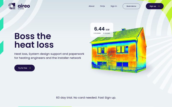 Screenshot of aireo.app