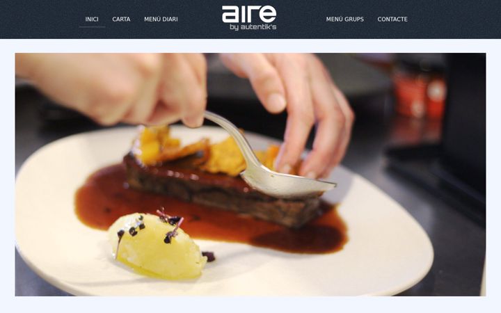 Zrzut ekranu airerestaurant.com