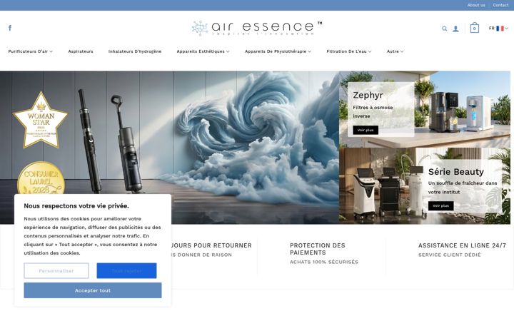 Screenshot of airessence.fr