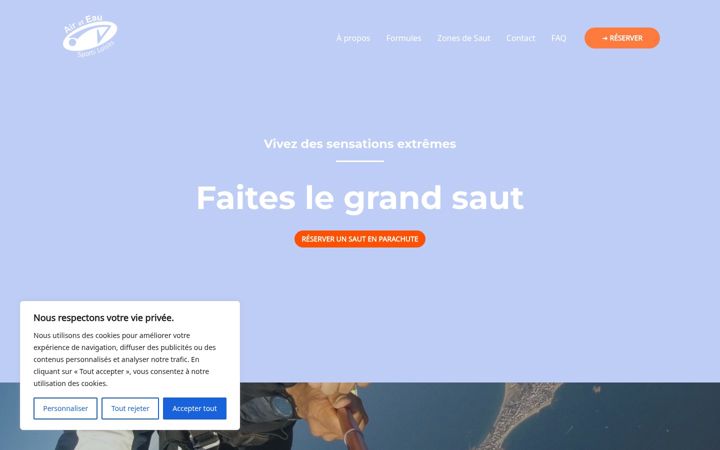 Zrzut ekranu aireteausportsloisirs.fr