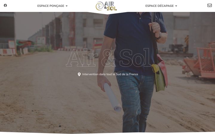 Screenshot of airetsol-decapage.com