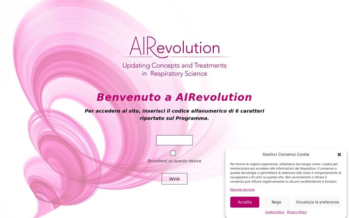 Screenshot of airevolution.it