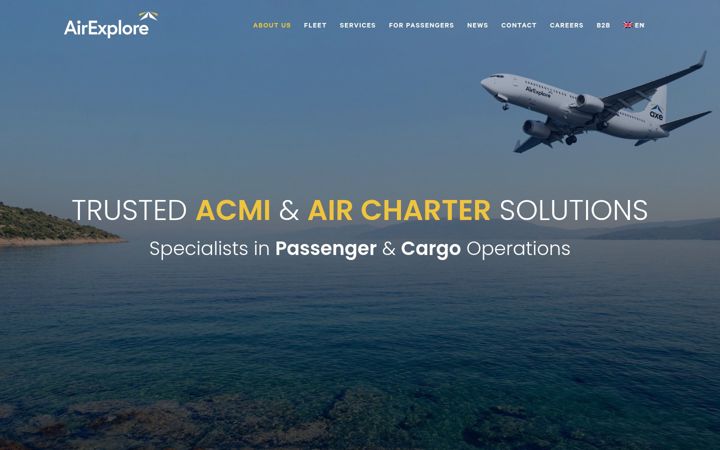 Screenshot of airexplore.aero