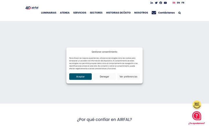 Snímek obrazovky airfal.com