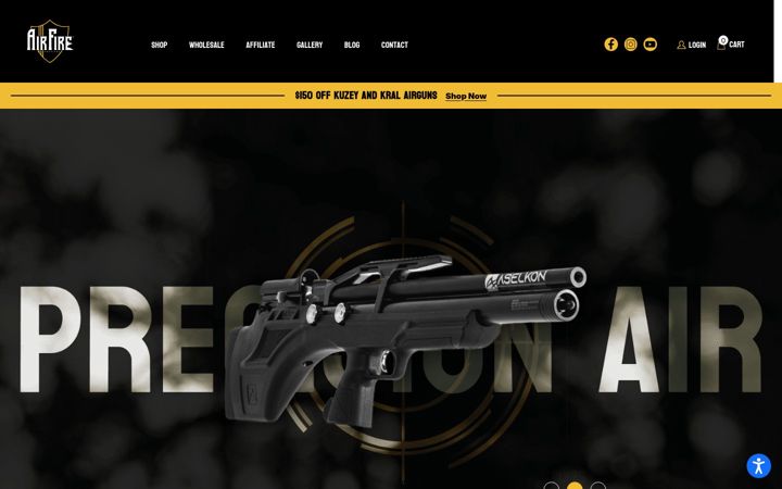 Snímek obrazovky airfiretactical.com