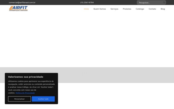 Skærmbillede af airfitbrasil.com.br