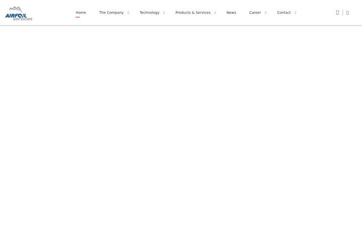 Screenshot of airfoilservices.com