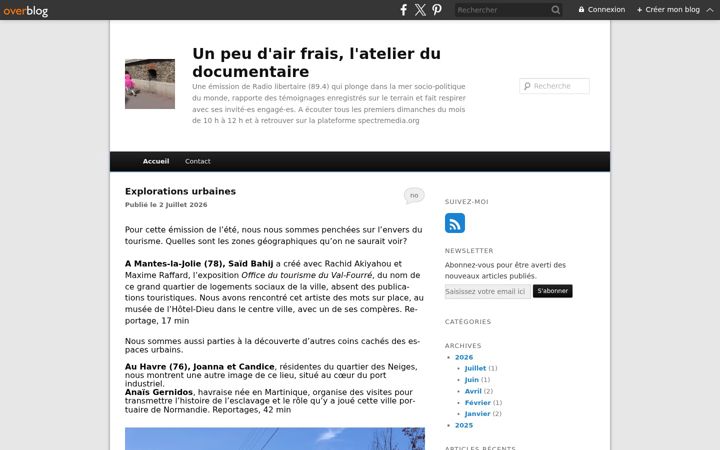 Screenshot of airfrais-radio.fr