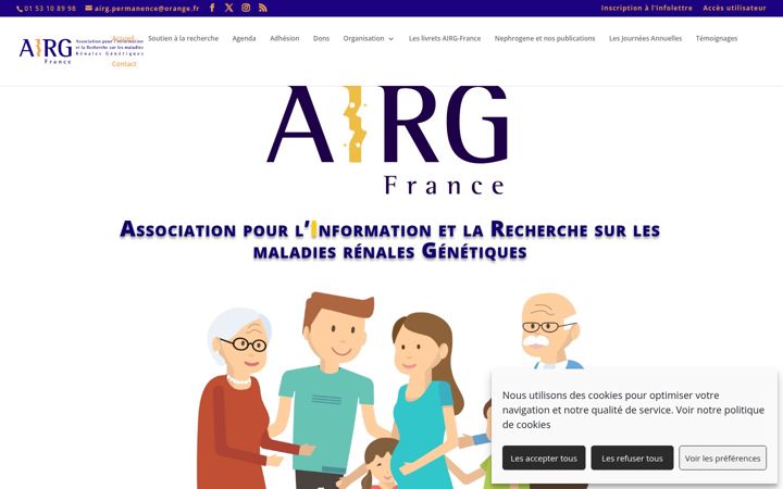 Screenshot ta' airg-france.fr