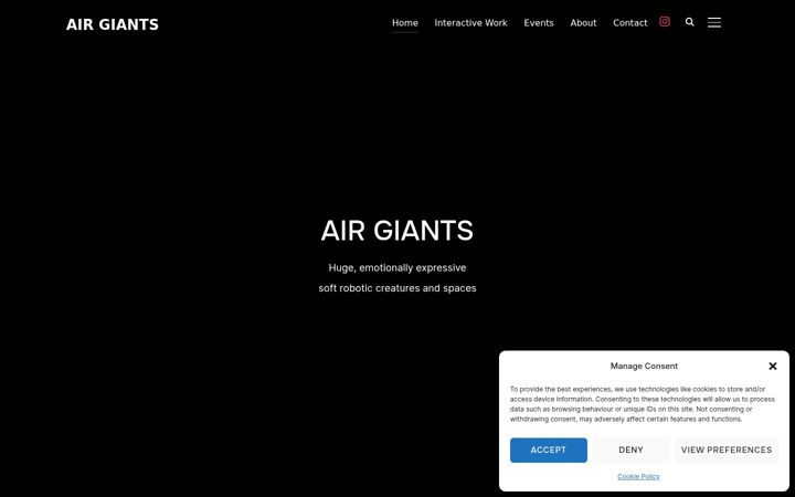 Screenshot of airgiants.co.uk