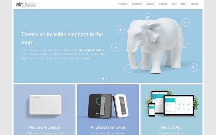 Screenshot of airgloss.com