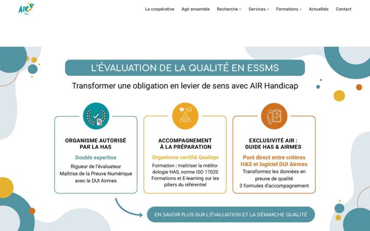Screenshot of airhandicap.org