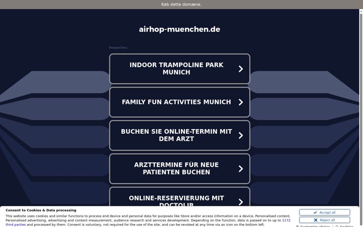 Screenshot von airhop-muenchen.de