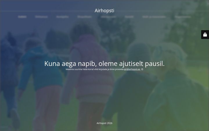 Screenshot of airhopsti.ee