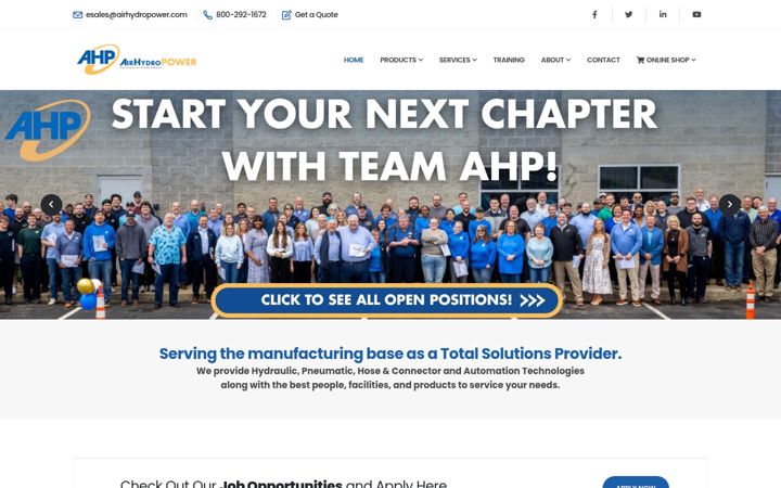 Screenshot of airhydropower.com