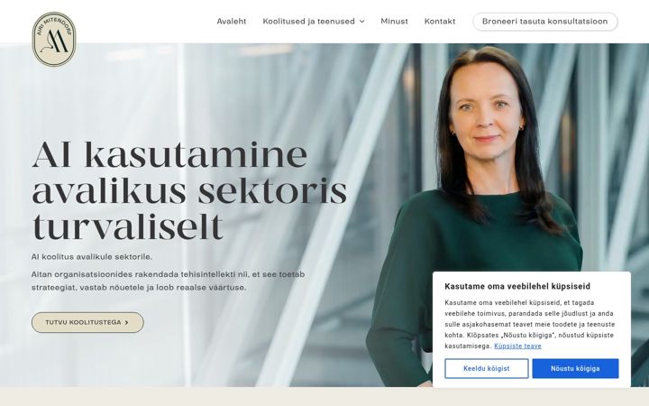 Screenshot of airimitendorf.ee