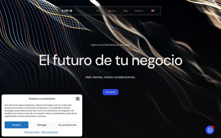 Screenshot ta' airis.agency