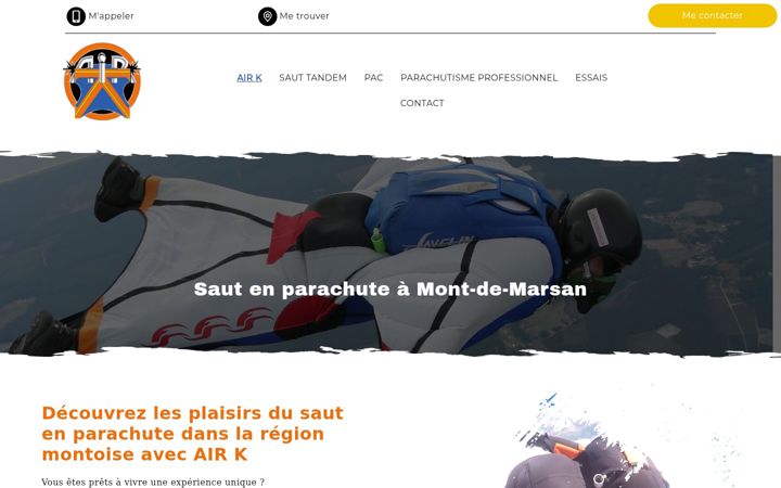 Screenshot of airk.fr