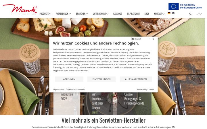 Screenshot of airlaid-tissue.de