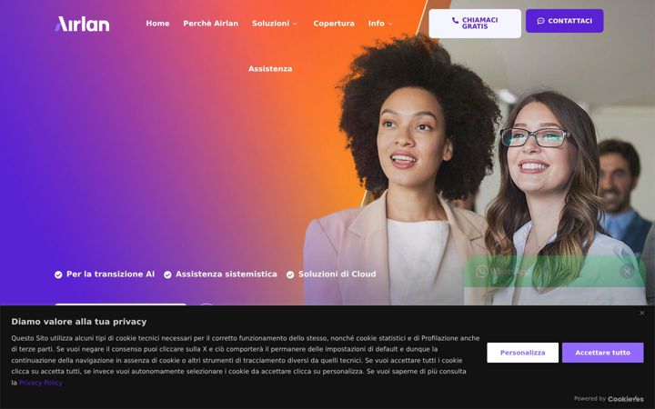 Screenshot of airlan.biz