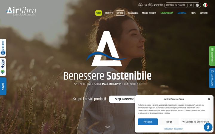 Screenshot von airlibra.it