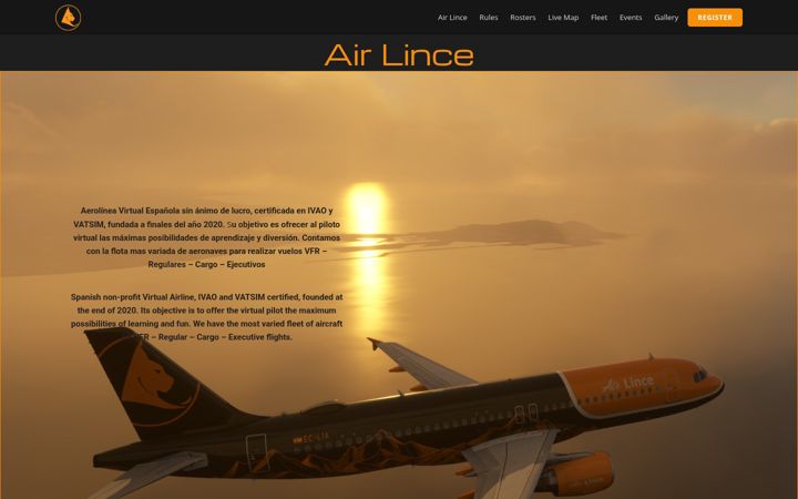 Screenshot του airlince.com