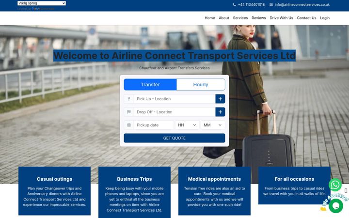 Screenshot of airlineconnectservices.com