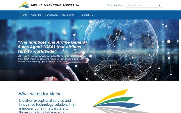 Screenshot of airlinemarketing.com.au