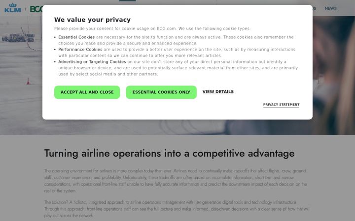 Screenshot of airlineoperations.ai