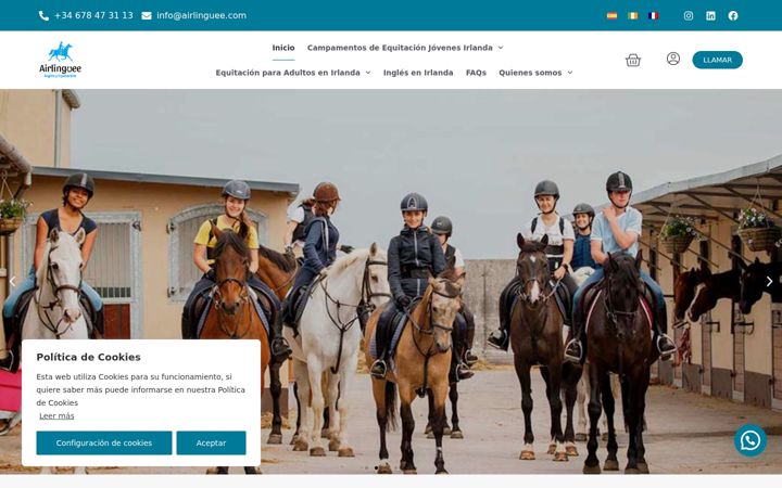 Screenshot of airlinguee.com
