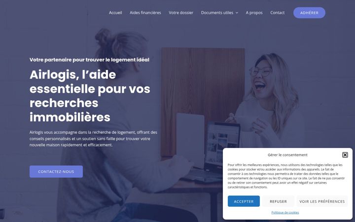 Zrzut ekranu airlogis.fr