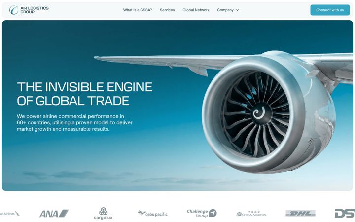 Screenshot of airlogistics.info