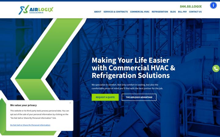 Screenshot of airlogix.co