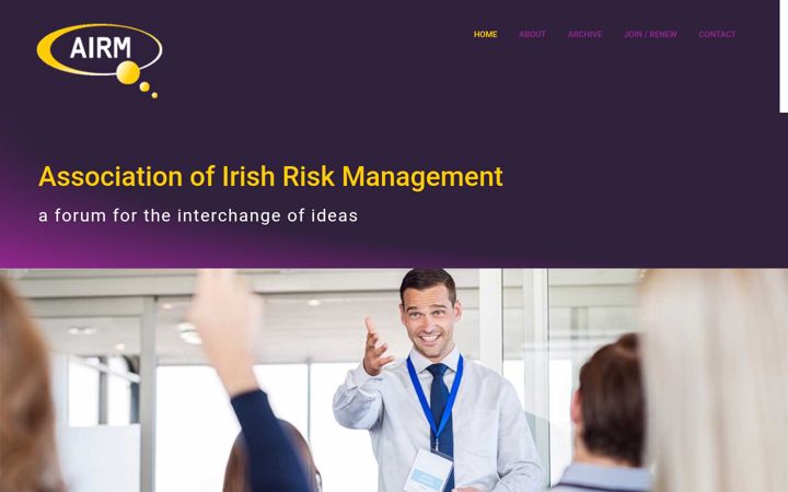 Screenshot van airm.ie
