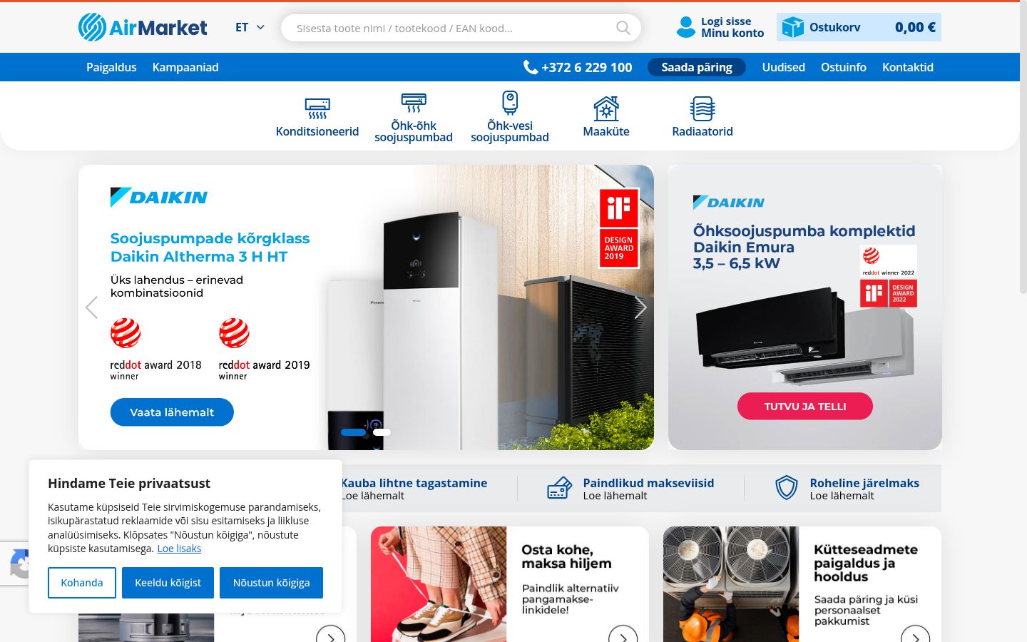 Zrzut ekranu banera zgody wyświetlanego przed jakąkolwiek interakcją
