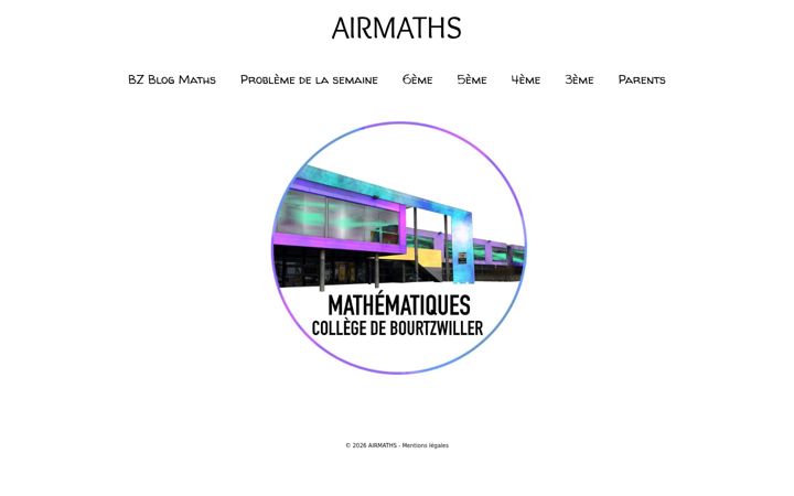 Captura de pantalla de airmaths.com