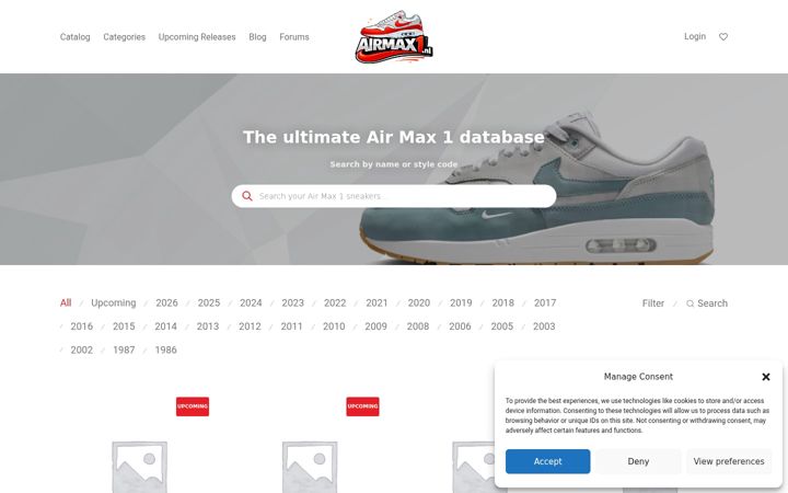 Screenshot of airmax1.nl