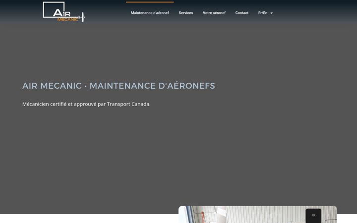 Screenshot of airmecanic.com