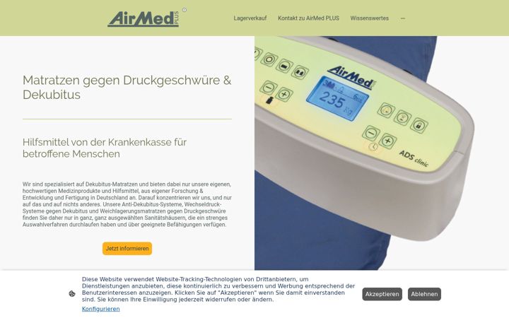 Ekrānuzņēmums no airmed-plus.de