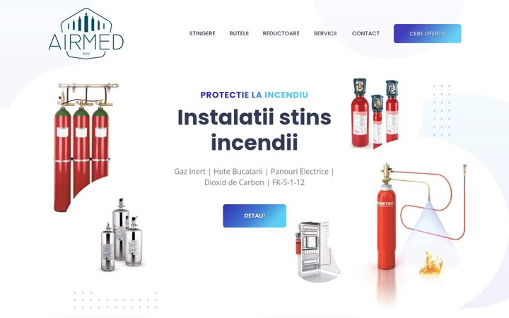 Screenshot of airmed.ro