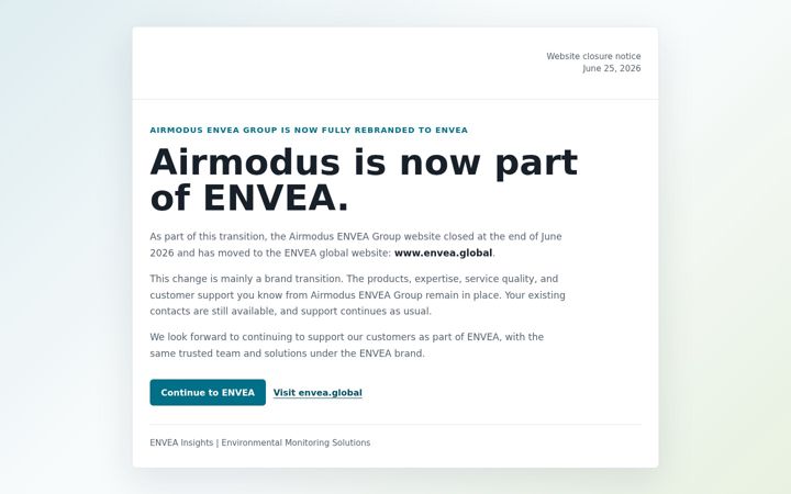 Screenshot ta' airmodus.com