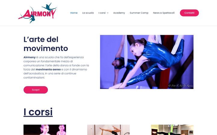 Screenshot of airmony.it
