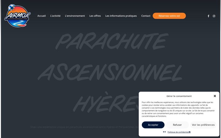 Screenshot of airmox.com
