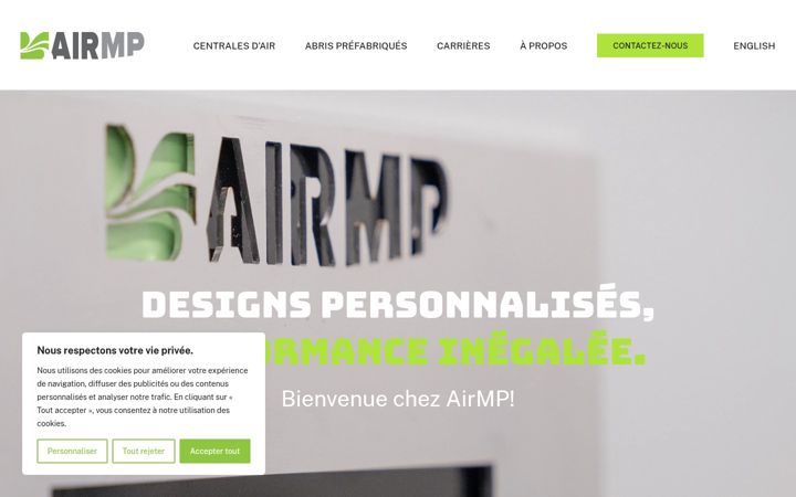 Screenshot ta' airmp.ca
